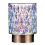Tischleuchte Clear Glamour Farbglas / Aluminium - Messing