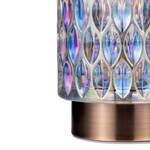 Tischleuchte Clear Glamour Farbglas / Aluminium - Messing