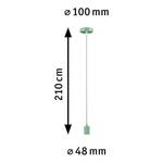 Suspension Neordic Tilla Aluminium / Microfibre - Vert clair - 10 x 10 cm