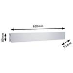 Wandleuchte Katla Aluminium - Silber - Breite: 61 cm