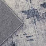 Laagpolig vloerkleed Acacia polyester - Antracietkleurig/wit - 190 x 280 cm