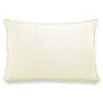 Housses de coussin Ladore - Lot de 2 Polyester - Crème - 70 x 50 cm