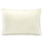 Coussin Ladore Polyester - Crème - 70 x 50 cm