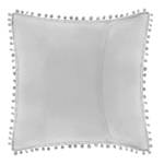 Housses de coussin Ladore - Lot de 2 Polyester - Gris clair - 45 x 45 cm