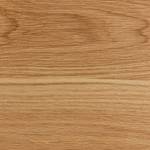 Bout de canapé BARAWOH 40 cm Plaqué bois véritable - Chêne