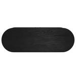 TV-Lowboard BARAWOH Echtholzfurnier - Eiche Schwarz - Breite: 120 cm