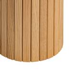Bout de canapé BARAWOH 50 cm Plaqué bois véritable - Chêne