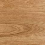 Bout de canapé BARAWOH 50 cm Plaqué bois véritable - Chêne