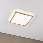 LED-plafondlamp Atria Shine type D kunststof / eikenhouten look - bruin - 1 lichtbron - 29 x 29 cm
