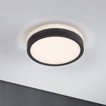 LED-Deckenleuchte Cosara Typ A Kunststoff / Textil - Grau - 1-flammig - Grau