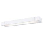 Lampada da parete a LED Lucille Metallo/ Alluminio - Bianco - 1 punto luce - Larghezza: 60 cm