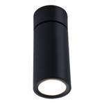 Spots LED Turnal Coin variable Métal - Noir - 1 ampoule - Noir - Hauteur : 15 cm