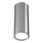 Plafonnier LED Barrel Métal / Gris - 1 ampoule - Gris