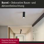 LED-Deckenleuchte Barrel Metall - Grau - 1-flammig - Grau