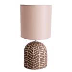 Lampe Folio Fer / Lin - Marron / Beige