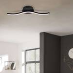 Plafonnier LED Onda Aluminium / Fer / Polycarbonate - Noir