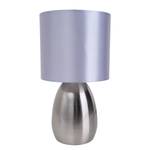 Lampe Aurum Fer / Coton - Argenté / Gris