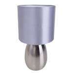 Tafellamp Aurum ijzer/katoen - Zilverkleurig/grijs