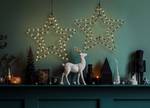 LED-decoratie Kerstster ijzer/koper/polyetheen - goudkleurig
