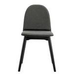 Chaises capitonnées Molonit - Lot de 2 Anthracite