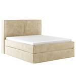 Letto boxspring Kinx Velluto Onoli: beige - 200 x 200cm - H2 - 130 cm