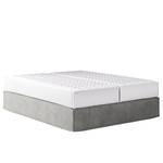 Letto boxspring Kinx Velluto Onoli: grigio chiaro - 140 x 200cm - H2 - Senza