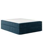 Lit boxspring Kinx Velours Onoli: Bleu marine - 140 x 200cm - D2 souple - Sans