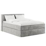 Letto boxspring Kinx Velluto Onoli: grigio chiaro - 160 x 200cm - H3 - 100 cm