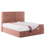 Letto boxspring Kinx Velluto Onoli: rosa anticato - 180 x 200cm - H3 - 130 cm