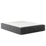 Premium Boxspringbett KINX Samt Onoli: Anthrazit - 160 x 200cm - H3 - Ohne