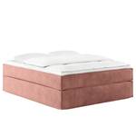 Premium Boxspringbett KINX Samt Onoli: Altrosa - 140 x 200cm - H3 - Ohne