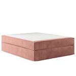 Premium Boxspringbett KINX Samt Onoli: Altrosa - 140 x 200cm - H3 - Ohne