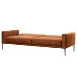 Schlafsofa Sauvo Antiklederlook - Microfaser Yaka: Cognac