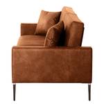 Schlafsofa Sauvo Antiklederlook - Microfaser Yaka: Cognac