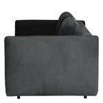 Canapé convertible Kayla Microfibre - Microfibre Sole: Graphite