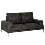 2,5-Sitzer Sofa Grossa Antiklederlook - Microfaser Goda: Anthrazit