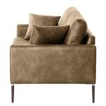 2,5-Sitzer Sofa Sauvo Antiklederlook - Microfaser Yaka: Muskat