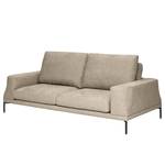 Sofa Grossa (3-Sitzer) Chenille - Webstoff Stormy: Cappuccino