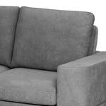 2,5-Sitzer Sofa Grossa Chenille - Webstoff Stormy: Dunkelgrau