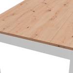 Table Cotillo Panneau aggloméré - Imitation chêne Artisan / Blanc - Largeur : 120 cm