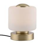Tafellamp Bota melkglas/ijzer - 1 lichtbron - Messing