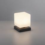 Tafellamp Dadoa melkglas/ijzer - 1 lichtbron - Zwart