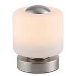 Tafellamp Bota melkglas/ijzer - 1 lichtbron - Zilver