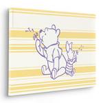 Leinwandbild Winnie the Pooh Dandelions Vlies - Mehrfarbig - 40 x 60 cm