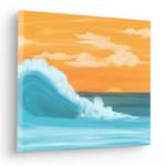 Leinwandbild Gentle Breeze Vlies - Mehrfarbig - 30 x 40 cm