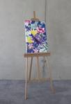 Impression sur toile Flower Kiss Intissé - Multicolore - 40 x 60 m