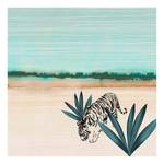 Leinwandbild Wild One Vlies - Mehrfarbig - 40 x 40 cm