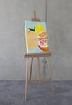Leinwandbild Mint And Lemonade Vlies - Mehrfarbig - 40 x 60 cm