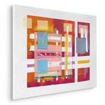 Impression sur toile Geometric Style Intissé - Multicolore - 60 x 90 m