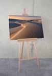 Leinwandbild Sand Storm Vlies - Mehrfarbig - 90 x 60 cm